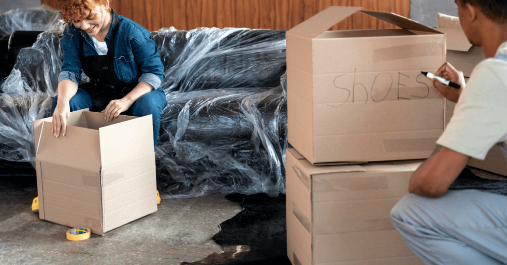 packing boxes